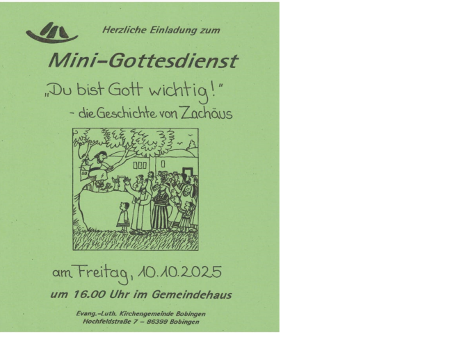 Minigottesdienst